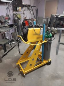 Vozík na svářečku TIG - Vozík na svářečku TIG